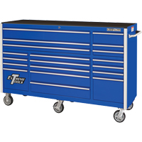RX Series Rolling Tool Cabinet, 19 Drawers, 72" W x 25" D x 47" H, Blue TEQ506 | M & M Nord Ouest Inc