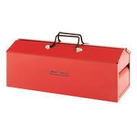 Tool Box, 8-13/20" D x 21-3/10" W x 9" H, Red TEQ515 | M & M Nord Ouest Inc