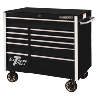 RX Series Rolling Tool Cabinet, 11 Drawers, 41-1/2" W x 25-1/2" D x 40-1/2" H, Black TEQ763 | M & M Nord Ouest Inc
