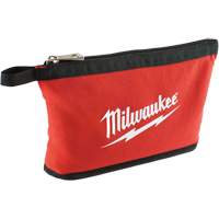 &eacute;tui avec fermeture &agrave; glissi&egrave;re, Toile, 1 pochettes, Noir/Rouge M & M Nord Ouest Inc
