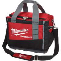 Sacs &agrave; outils Packout, Nylon balistique, 2 pochettes, Noir/Rouge M & M Nord Ouest Inc