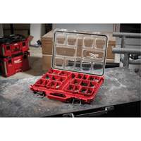 Packout Low-Profile Organizer, 19-3/4" x 16-2/5" x 2-1/2", Black/Red M & M Nord Ouest Inc