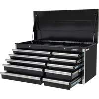 Coffre &agrave; outils industriel, 41" la, 10 tiroirs, Noir M & M Nord Ouest Inc