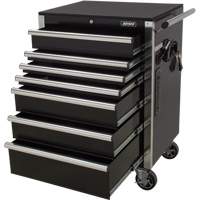 Heavy-Duty Tool Cart, 7 Drawers, 28" W x 22" D x 42-3/8" H, Black M & M Nord Ouest Inc