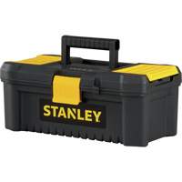 Essential&reg; Tool Box with Tray, 12-1/2" W x 7-3/8" D x 5-1/8" H, Black/Yellow M & M Nord Ouest Inc