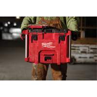 Packout XL Tool Box, 15-1/2" x 21-4/5" x 16-9/10", Black/Red M & M Nord Ouest Inc