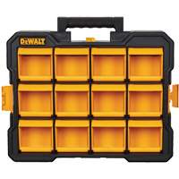 Flip-Bin Organizer, 3-7/8" W x 17-3/4" D x 13-7/8" H, Black/Yellow M & M Nord Ouest Inc