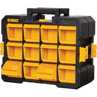 Flip-Bin Organizer, 3-7/8" W x 17-3/4" D x 13-7/8" H, Black/Yellow M & M Nord Ouest Inc