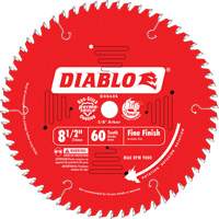 Contractor Saw Blades - Fine Finishing Saw Blades, 8-1/2", 60 Teeth, Wood Use M & M Nord Ouest Inc
