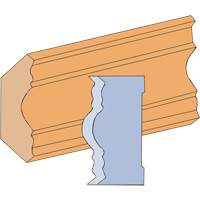 Jeu de couteaux pour moulage en forme d'anse de fantaisie M & M Nord Ouest Inc