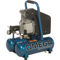 Portable Contractor Series Compressors - Oil Lube, Direct Drive, Electric, 3.3 Gal. (4 US Gal), 125 PSI, 115/1 V M & M Nord Ouest Inc