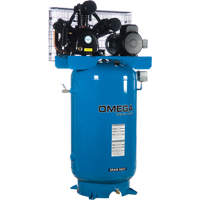 Industrial Series Air Compressors - Horizontal Compressor - Two Stages, 66.6 Gal. (80 US Gal) M & M Nord Ouest Inc