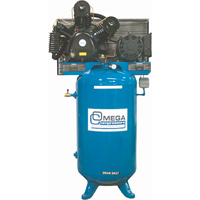 Industrial Series Air Compressors - Vertical Compressors - Two Stage, 66.6 Gal. (80 US Gal) M & M Nord Ouest Inc