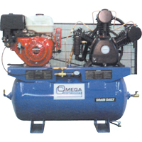 Industrial Series Air Compressors - Engine Compressors, 25 Gal. (30 US Gal) TFA106 | M & M Nord Ouest Inc