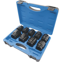 PS901 6-Point SAE Impact Socket Set, 9 Pcs, Impact, 1" Drive Size M & M Nord Ouest Inc