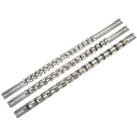 Rail porte-douilles &agrave; entraînement 1/4" SCH-14 avec 16 attaches de retenue M & M Nord Ouest Inc
