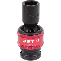 Universal Socket, Impact, 13 mm, 1/2" Drive, 6 Points M & M Nord Ouest Inc