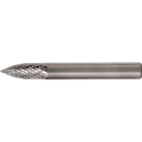 Fraises au carbure solide - Arboriforme avec extr&eacute;mit&eacute; en pointe, SG-1, 1/4" dia., 1/4" Tige, 5/8" Prof. de la coupe M & M Nord Ouest Inc