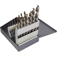 Drill Sets, 15 Pieces, High Speed Steel TGJ573 | M & M Nord Ouest Inc