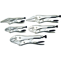LPS-5 Super Heavy-Duty Locking Pliers Se, 5 Pieces M & M Nord Ouest Inc