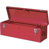 TB26 Steel Hand Tool Box, 8-3/4" D x 26" W x 9-3/8" H, Red M & M Nord Ouest Inc