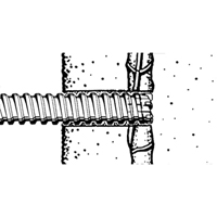 Rotary Rebar Cutters, 3/8", SDS-Plus Shank, Carbide M & M Nord Ouest Inc