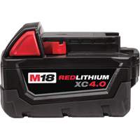 M18 Redlithium Battery, Lithium-Ion, 18 V, 4 A M & M Nord Ouest Inc