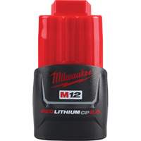M12 Redlithium 2.0 Battery, Lithium-Ion, 12 V, 2 A M & M Nord Ouest Inc