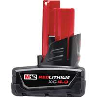 Bloc-piles M12 Redlithium 4.0, Lithium-ion, 12 V, 4 A M & M Nord Ouest Inc