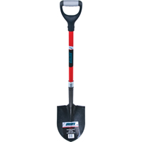 Pelle ronde robuste, Lame Acier au carbone, Fibre de verre, Manche Prise en D M & M Nord Ouest Inc