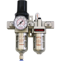 Airflo Compact Filter/Regulator & Lubricator (Gauge Included), 1/4" NPT M & M Nord Ouest Inc
