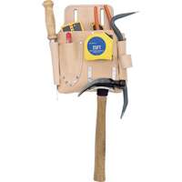 Drywall Tool Pouch, Tool Holder, Leather, 7 Pockets M & M Nord Ouest Inc