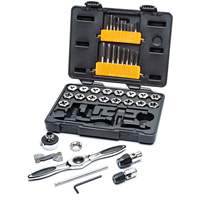 Metric Ratcheting Tap & Die Set, 42 Pieces M & M Nord Ouest Inc