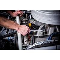 Jeu de cl&eacute;s longues &agrave; coupe &agrave; 12 pans avec pochette &agrave; outils roulable, Combinaison, 15 morceaux, Imp&eacute;rial M & M Nord Ouest Inc