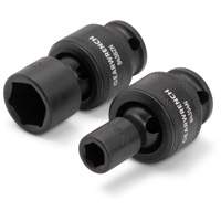 Jeu de 15 douilles m&eacute;triques flexibles universelles &agrave; chocs 3/8" &agrave; 6 pans M & M Nord Ouest Inc