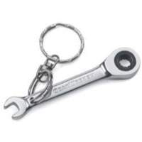 Porte-clés avec clé à cliquet courte, 12 pans, 1/4", Fini Chrome TPB652 | M & M Nord Ouest Inc