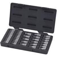 Pass-Thru SAE/Metric Bit Socket Set, Hex/Phillips/Slot/Torx&reg;, 1/4"/3/8" Drive, 39 Pcs M & M Nord Ouest Inc
