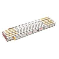 Folding Wood Rule, 6' L, Wood, 1/6" Graduations M & M Nord Ouest Inc