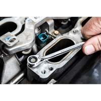 Jeu de cl&eacute;s &agrave; cliquets r&eacute;versibles SAE &agrave; 12 pans et 72 dents, Combinaison, 13 morceaux, Imp&eacute;rial M & M Nord Ouest Inc