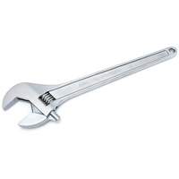 Adjustable Tapered Handle Wrench - Carded, 18" L, 2-1/16"/53 mm Max Width, Chrome/Polished M & M Nord Ouest Inc