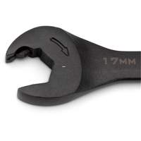 X6 Black Oxide Spline Ratcheting Wrench Set, Combination/Open-Ended, 7 Pieces, Metric M & M Nord Ouest Inc