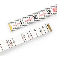 Red End&reg; Brick Mason Rule, 6' L, Wood, 1/16" Graduations M & M Nord Ouest Inc