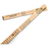 Red End&reg; Oversized Brick Mason Rule, 6' L, Wood, 1/16" Graduations M & M Nord Ouest Inc