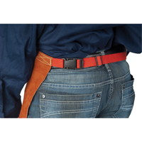 Leather Apron, Waist, 24" L, Lava Brown M & M Nord Ouest Inc