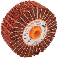 Two-In-One Turbo Drums, 4-1/2" Dia. x 2" W, 5/8"-11 Arbor, 60 Grit M & M Nord Ouest Inc