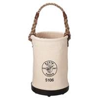 Seau &agrave; paroi droite, 14" h, Toile, Beige M & M Nord Ouest Inc