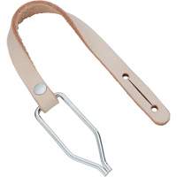 Handline with Thong Clip, Leather, Beige M & M Nord Ouest Inc