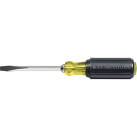 Heavy-Duty Slot Keystone Screwdriver, 1/4", 8-11/32" L, Cushion Grip Handle M & M Nord Ouest Inc