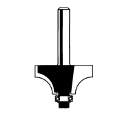 Router Bit - Beading Bit, 5/8" Dia., 1/4" Shank M & M Nord Ouest Inc