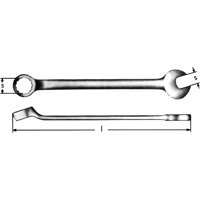 Combination Wrenches, 3/8", 6-5/16" Length M & M Nord Ouest Inc